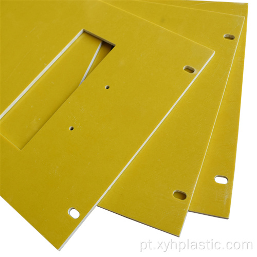 Placa de laminado de vidro epóxi amarelo 3240